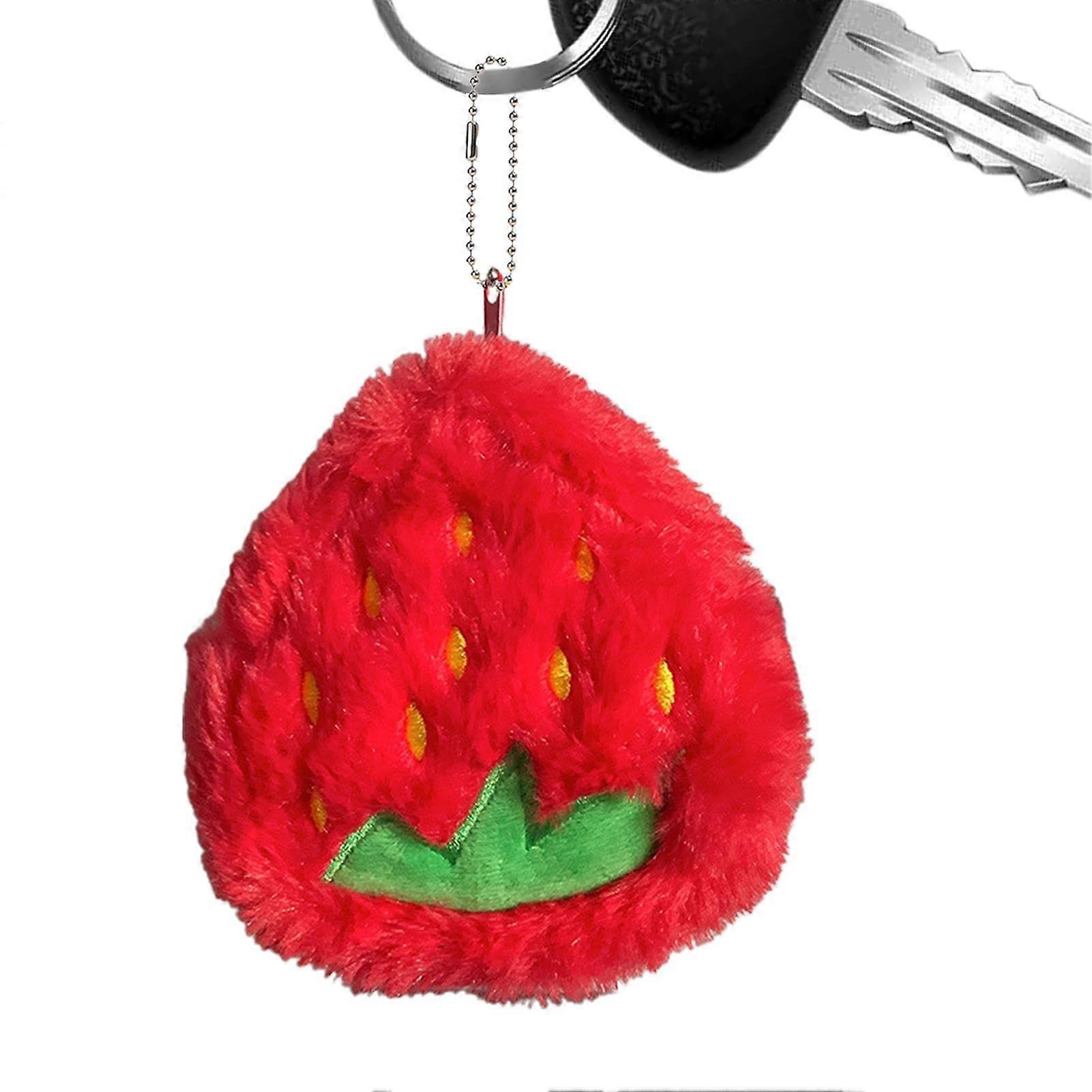 Fruit coin purse, small wallet, plush, fruit coin pouch, wearresistant, small wallet with fruit design, plush pouch keychain, multifunctional