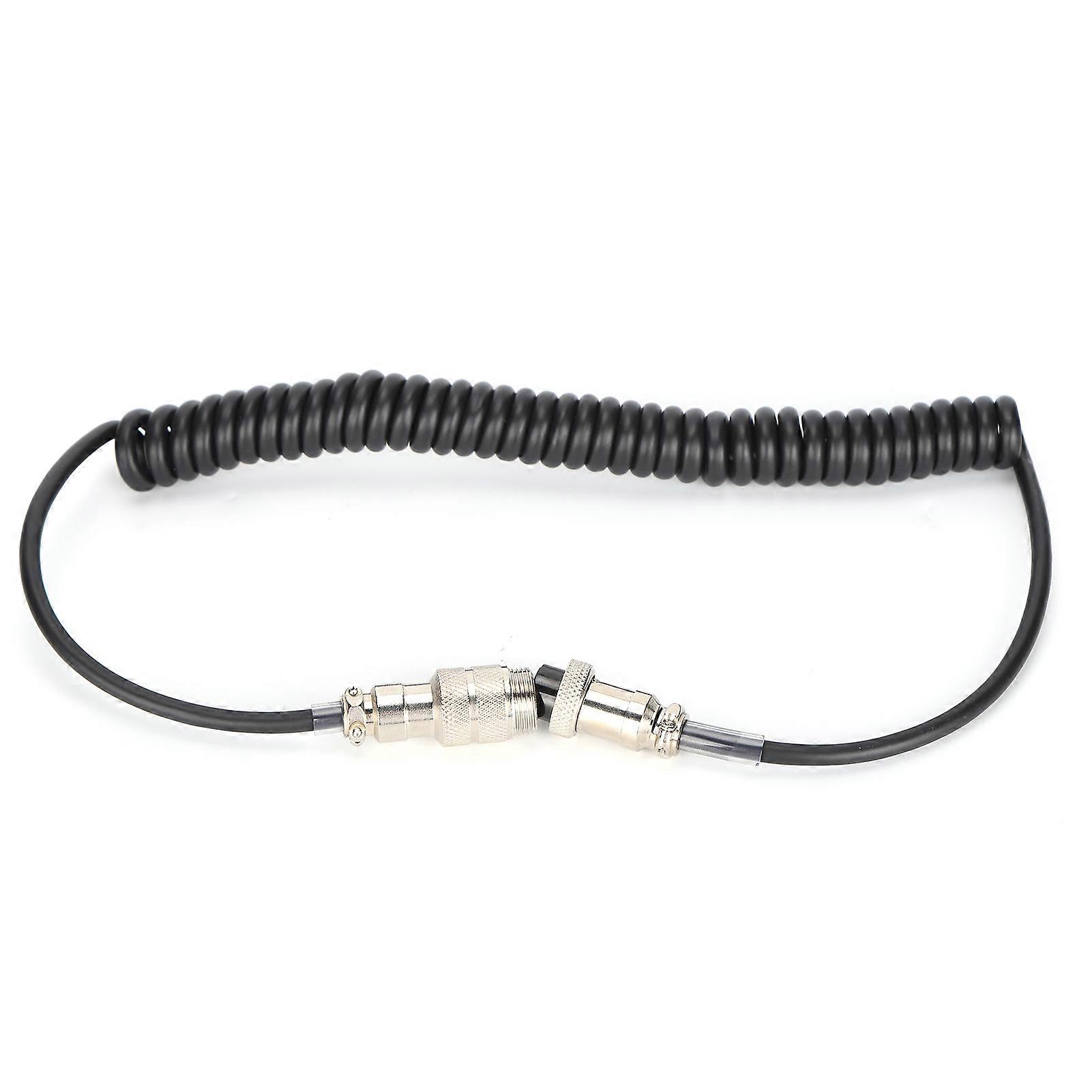 Hand Microphone Cable Extension Replacement 8‑Pin Microphone Cord for MC‑43S / MC‑90 / MC‑60A