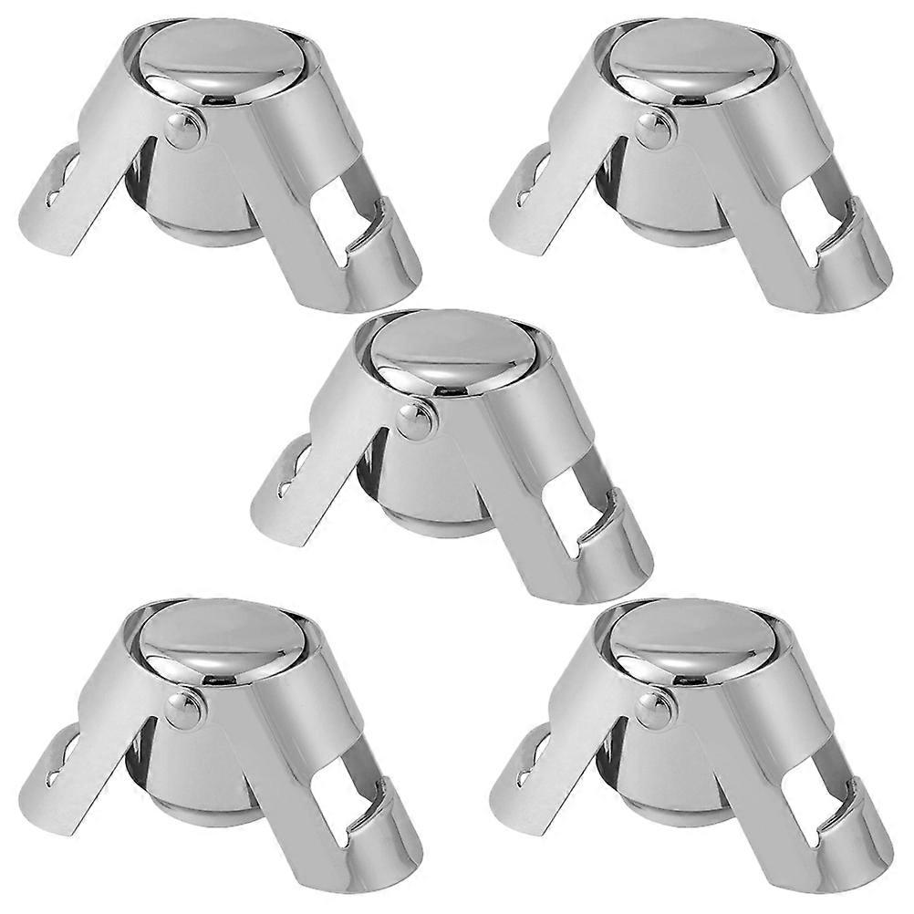 Stopper For Bottles Bottle Plug Clubs 5Pcs Silicone Seal Preservation