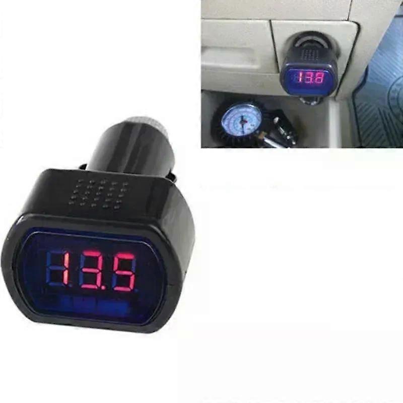 DC 12V-24V Digital LED Cigarette Lighter Digital Display Volt Gauge Meter Tester For Car Battery Voltmeter Indicator