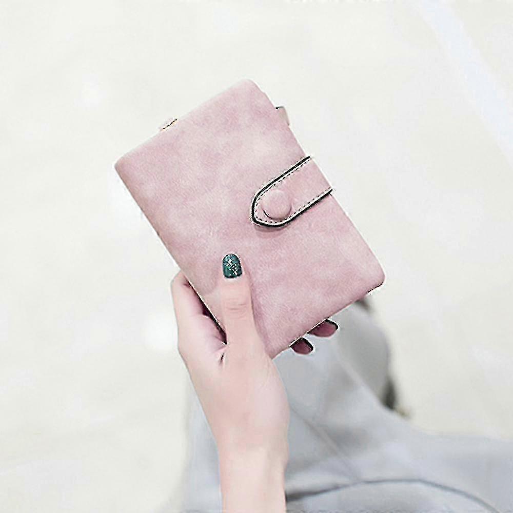 Alexvyan Pink Small Bi-Fold Women's Wallet - PU Leather, Card Slots & Coin Purse, Perfect Gift - View #2