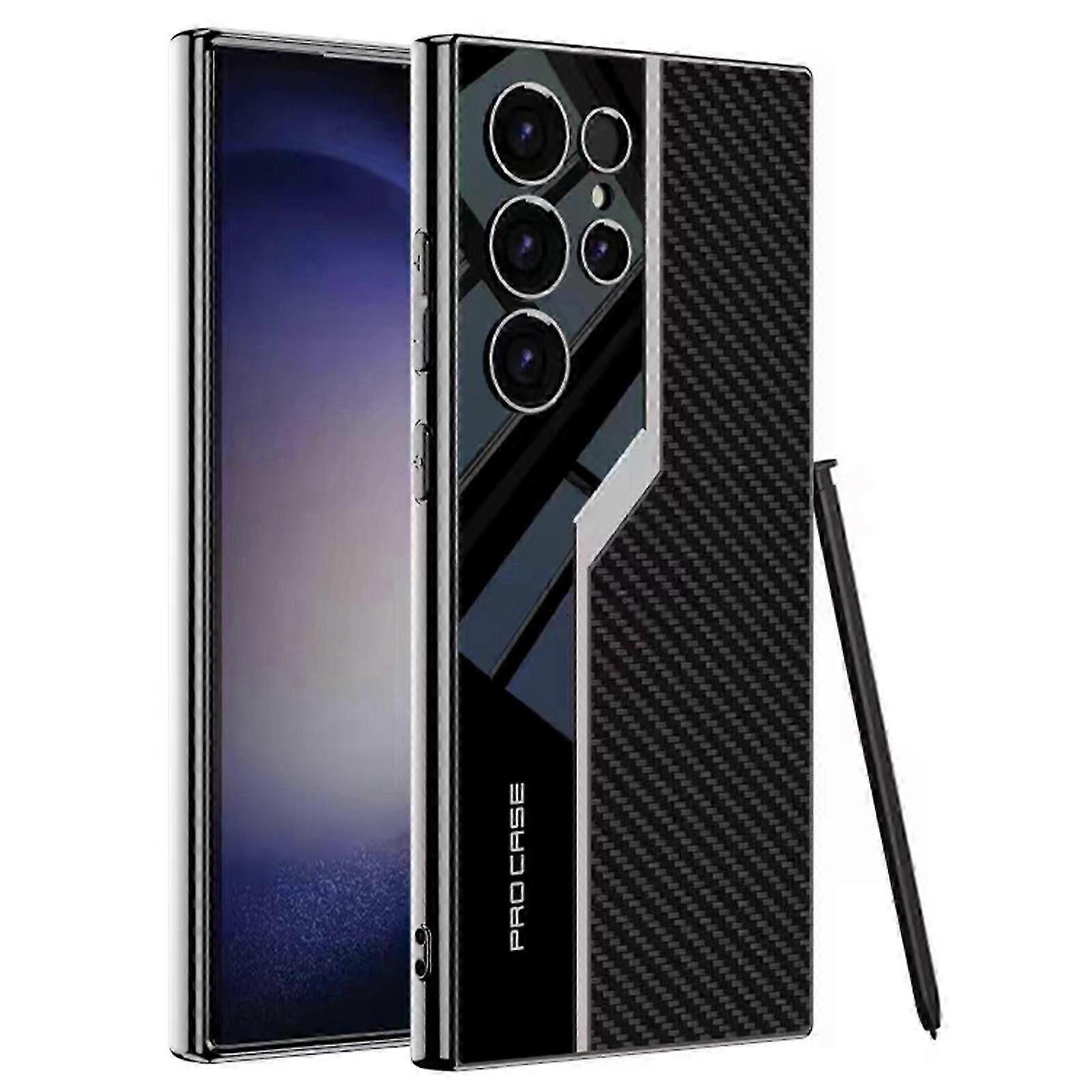 Galaxy S24 Case, Slim PU Leather Shockproof Phone Case Cover Lightweight Soft TPU Bumper Protective Case