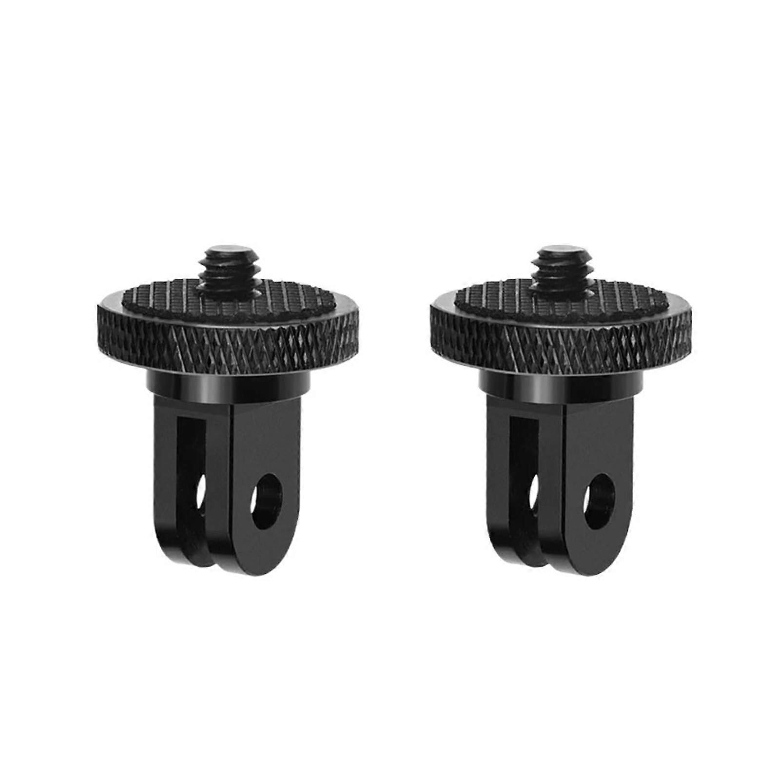 1/4 Inch Screw Tripod Adapter Rotating Mount Compatible with Camera Accessories - 2 Pack Plastic Red