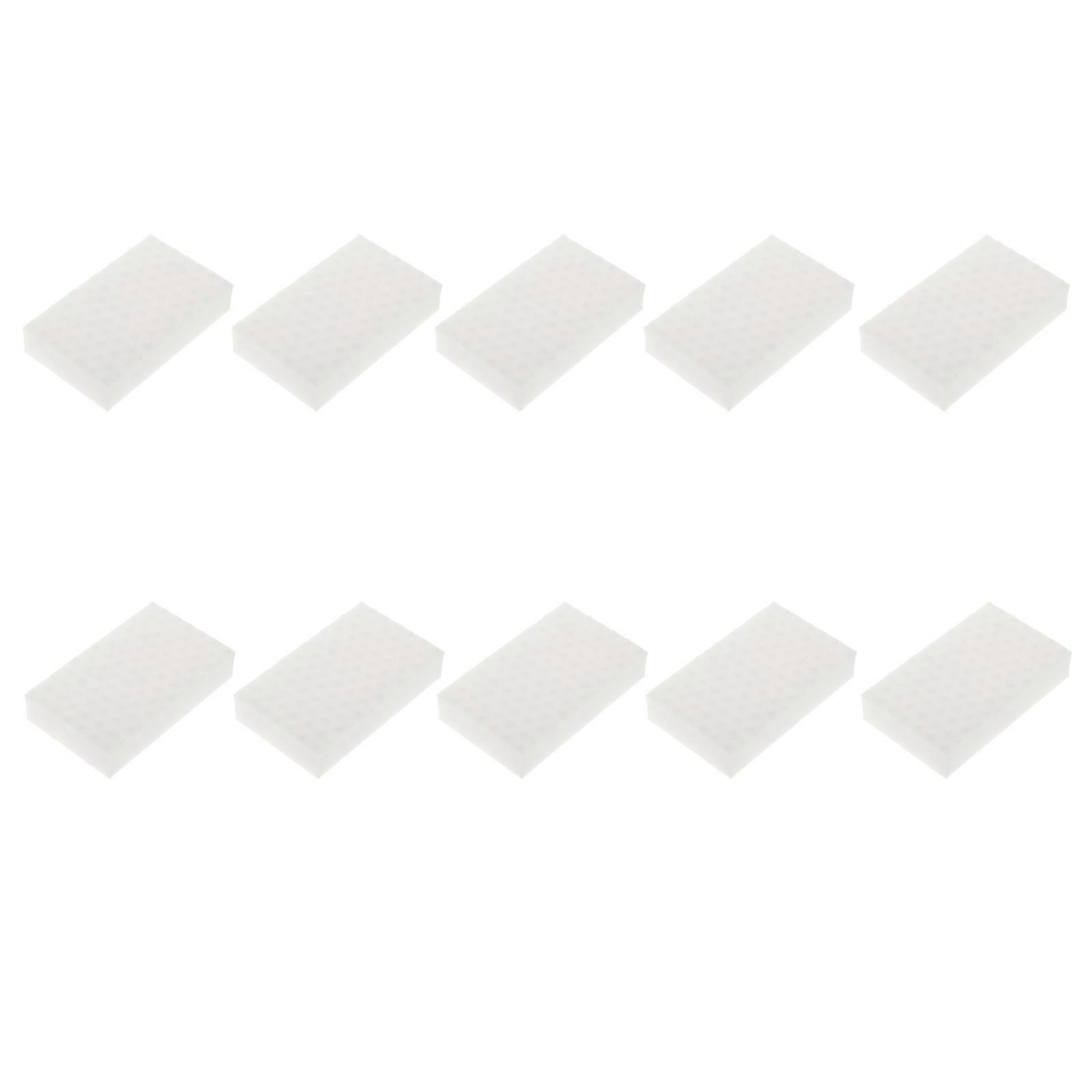 Utensil Scrubber Kitchen Cleaning Supplies Rectangular High Density Melamine Stain Free Cleaning 10Set