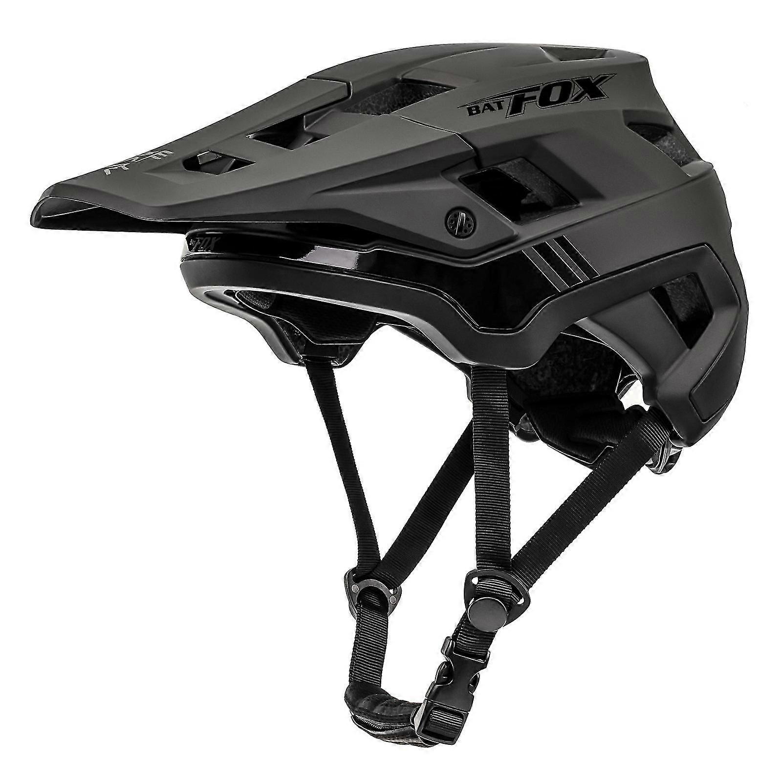 BATFOX MTB cyklistická prilba pre dospelých a mládež s odnímateľným priezorom (3 veľkosti, 6 farieb)