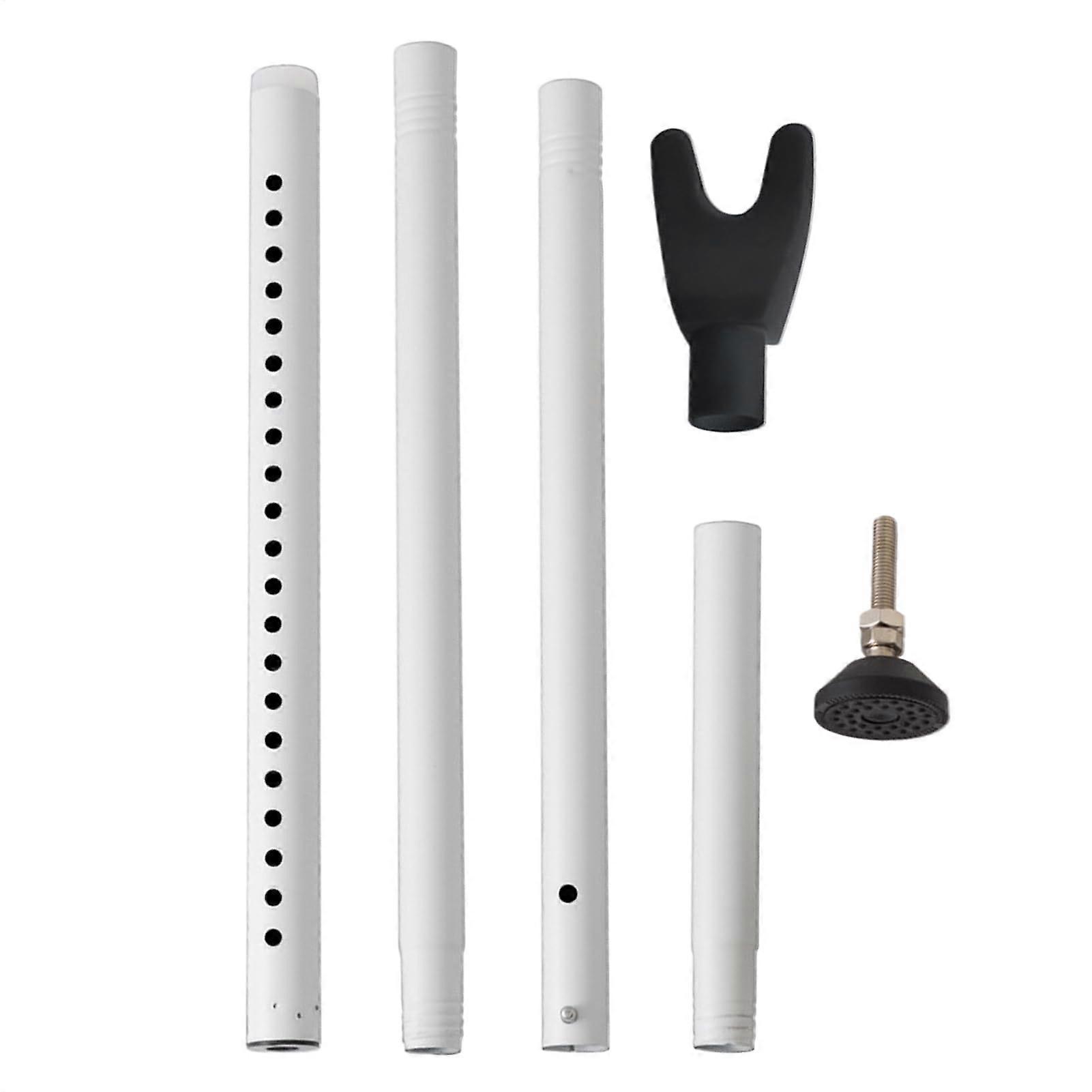 strength antitheft security bar  Sliding door reinforcement  Safety rod, White