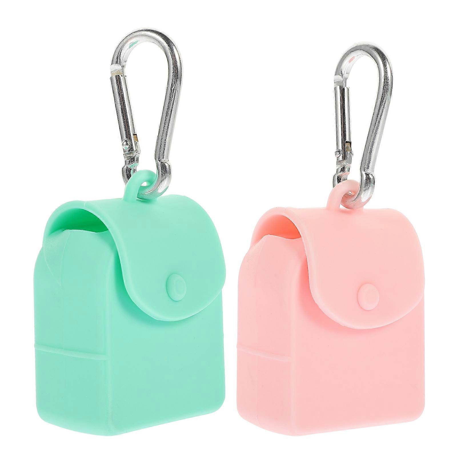 Here's a refined and engaging product description for your **2pcs Versatile Silicone Coin Purse Lightweight Change Wallet With Hook For Travel,