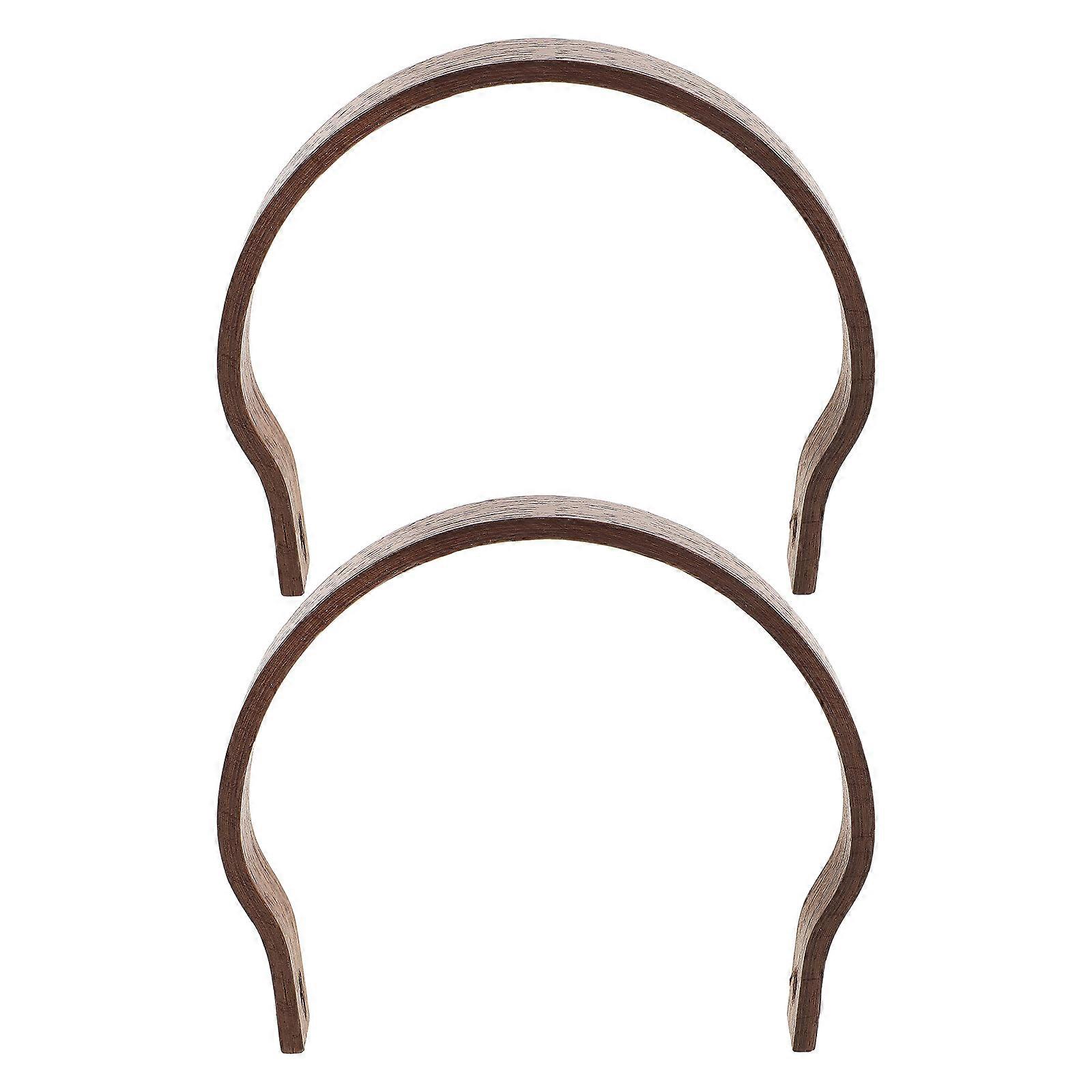 Kettle Handle Replacement Anti-Scald Easy Installation Bamboo Teapot Grip Home Users 2Set