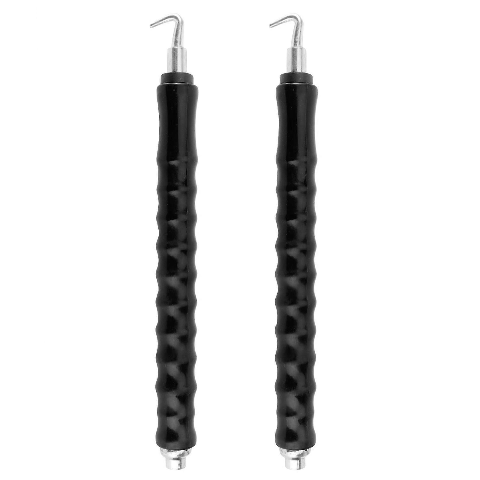 Fast Wire Twisting Tool for Construction Use with Comfortable Grip Handle Black Steel and Plastic 2 Pieces
