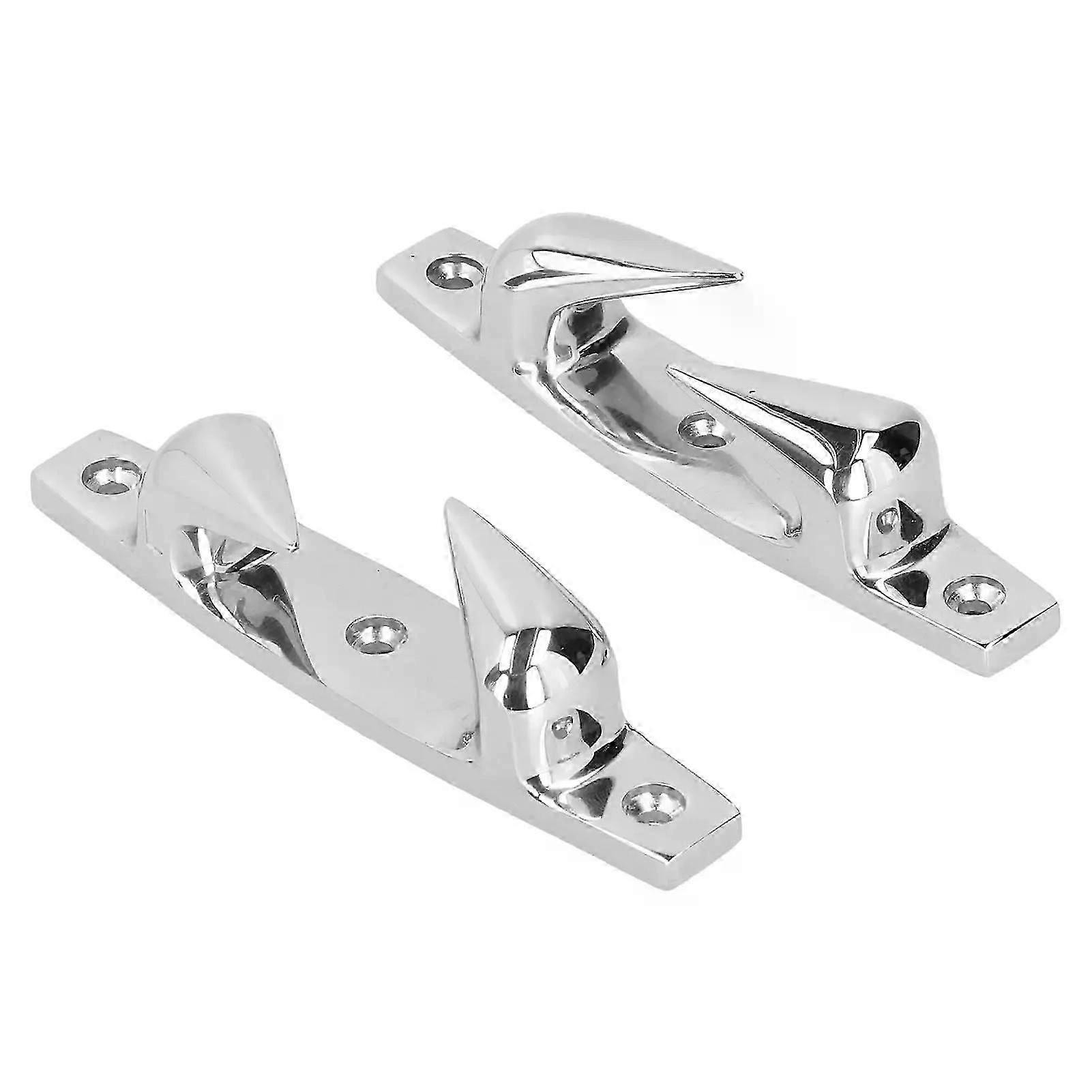 2pcs 469in Anchoring Mooring Cleats Left Right 316 Stainless Steel Fairlead Fit For marine Boat Yacht Dock Cleats