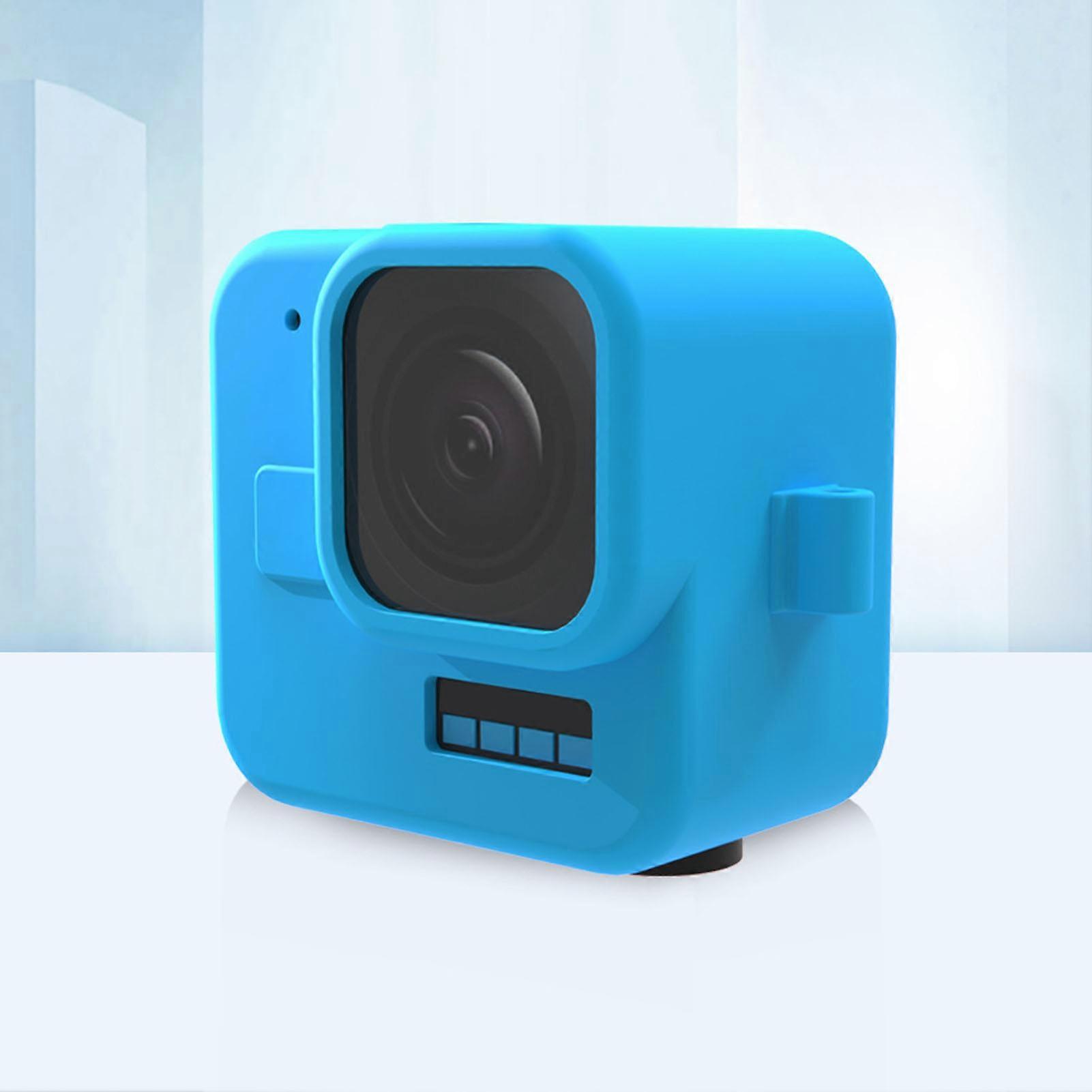 Soft Silicone Sleeve Case for Camera Detachable Washable Protective Case for Hero11 Black Mini Blue 