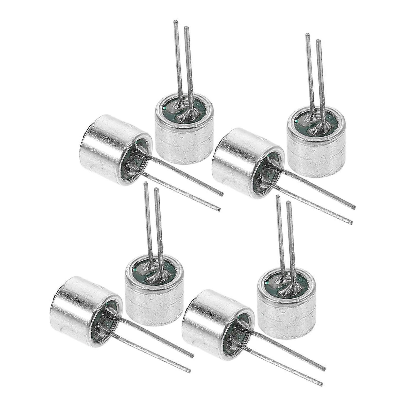 8 Pack Electret Condenser Microphone for Voice Activated Security Systems, Home Office & Store Audio Monitoring