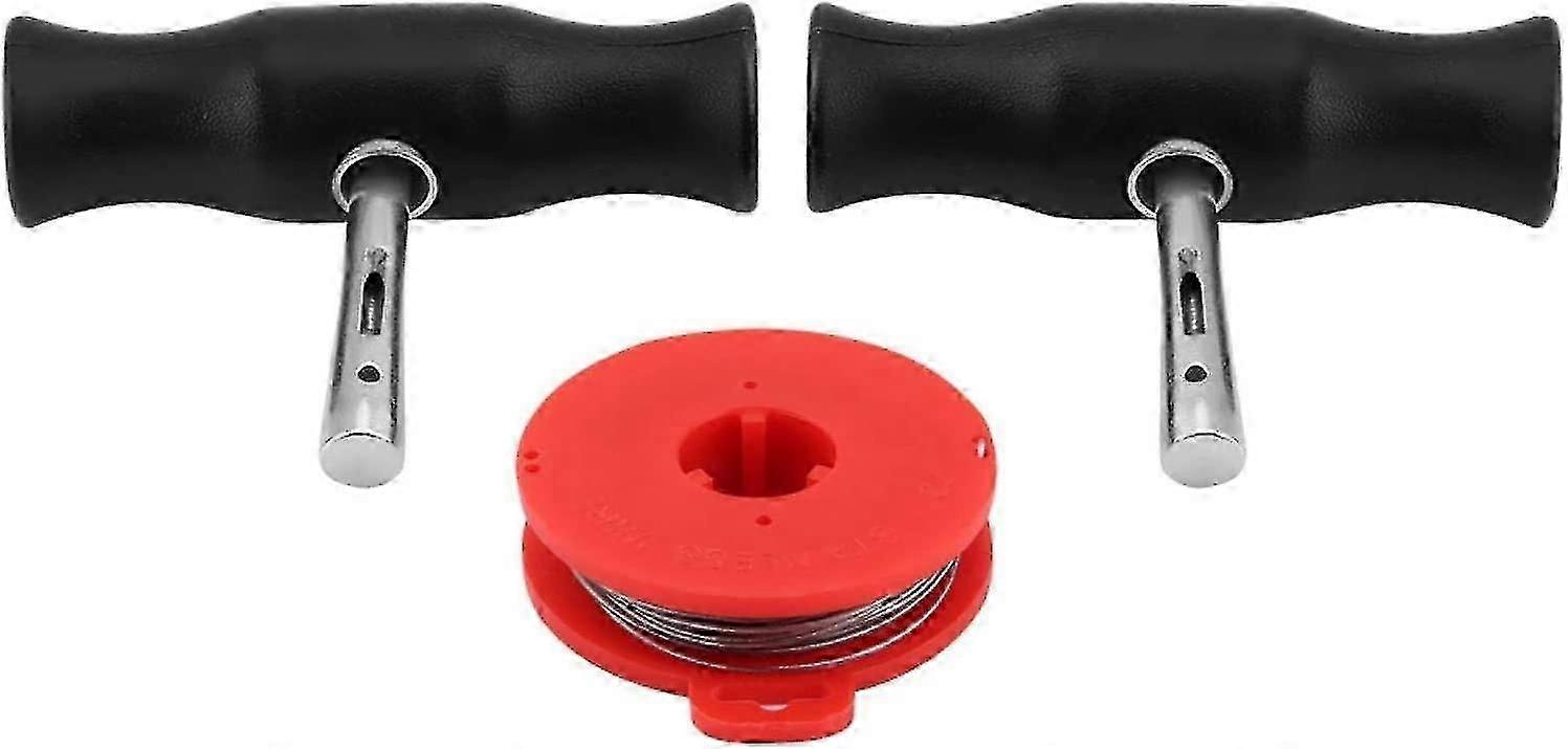 Windscreen Removal Tools, Car Windshield Removal Tools Kit Windscreen Window Glass Cutting Wire With Handles(1set, Black)