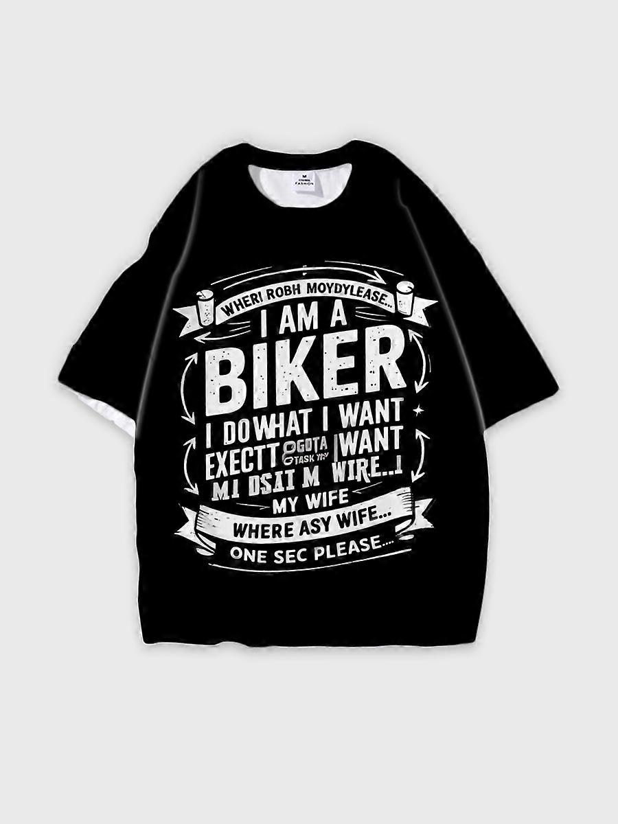 T-shirt round neck Pattern loose short sleeve E299