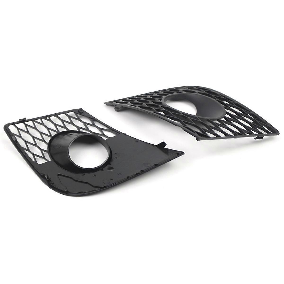 Front Bumper Grille Cover for Seat 2005-2012 Fog Light Cover 1P0853665C 1P0853666C