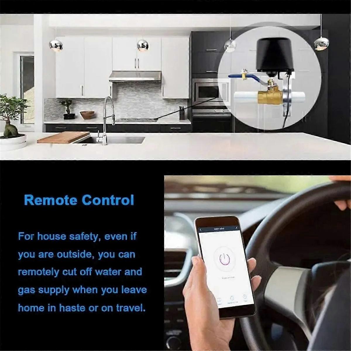 Tuya WiFi Smart Manipulator Valve Controller for Water Gas EU Plug