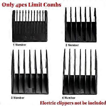 Para Moser 1400 Series Máquina de barbear substituição pentes 4pcs/set aparador de cabelo Limite de barbear elétrico Comb Set Kit 3/6/9/12mm