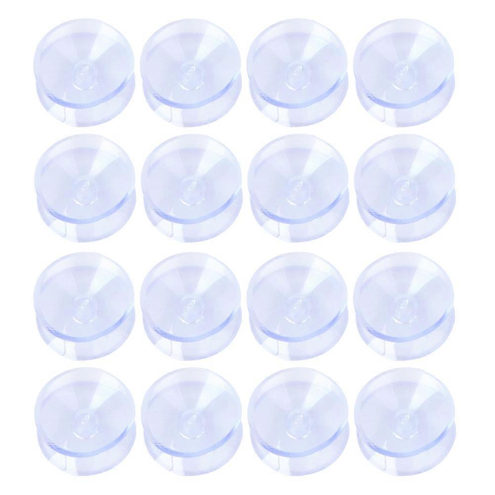 Double Sided Suction Cups Furniture Suction Cups Transparent Design For Smooth Surfaces Versatile Usage 20Pcs