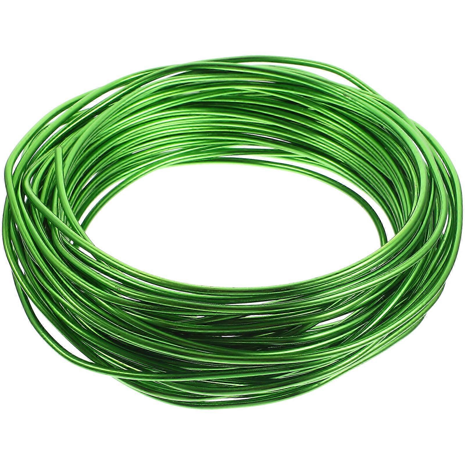 Green Aluminum Wire for DIY Crafts and Bonsai Projects 1 Roll Professional Sculpting Wire 3mm