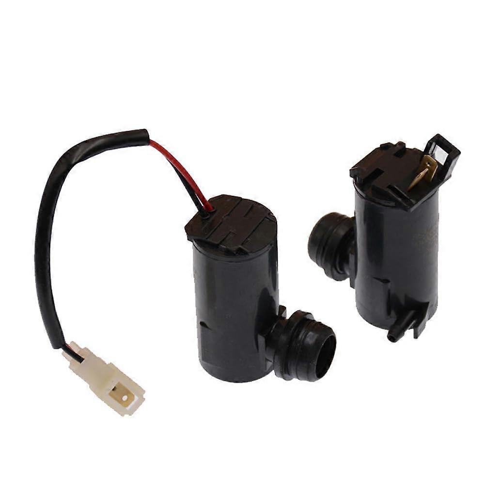 12V 24V Universal Windshield Washer Pump Compatible with Auto Glass Wiper Jet Motor, Suitable for Various Vehicle Models (24V WITHOUT WIRE)