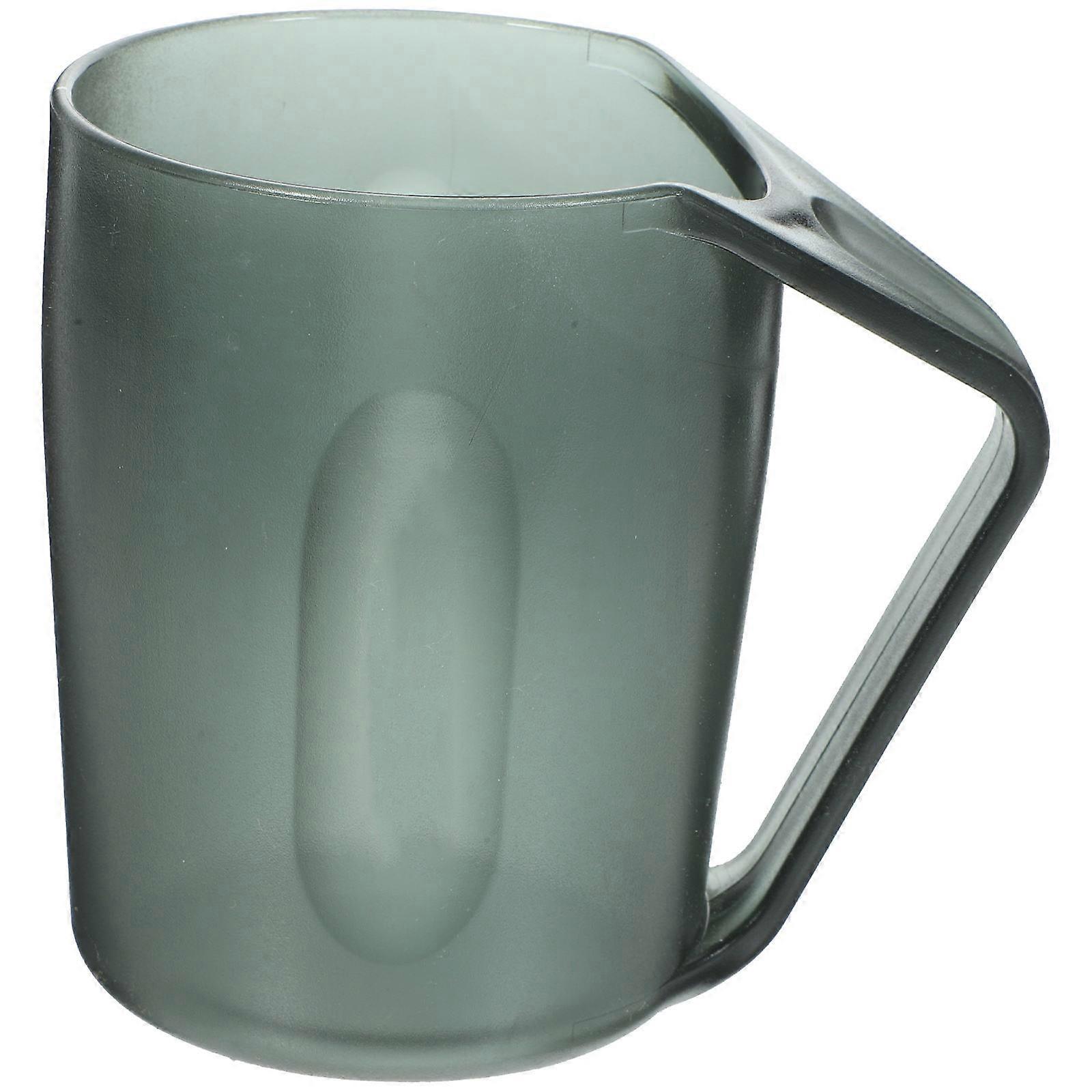 Travel Tooth Cup For Daily Use And Household With Portable Design Holding Water In Grey Tone 480ml 1Pack
