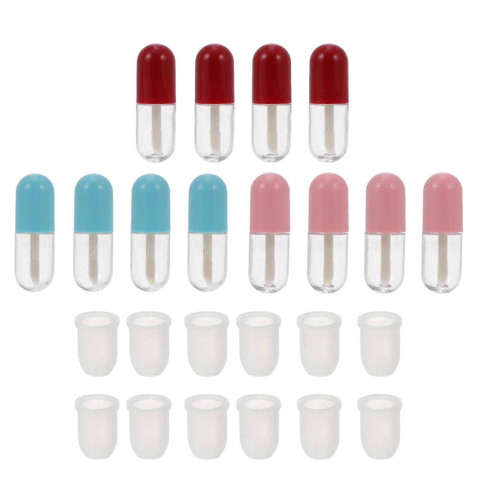 Portable Lipstick Tubes for Storage Use Made of Plastic 12pcs Mini Size