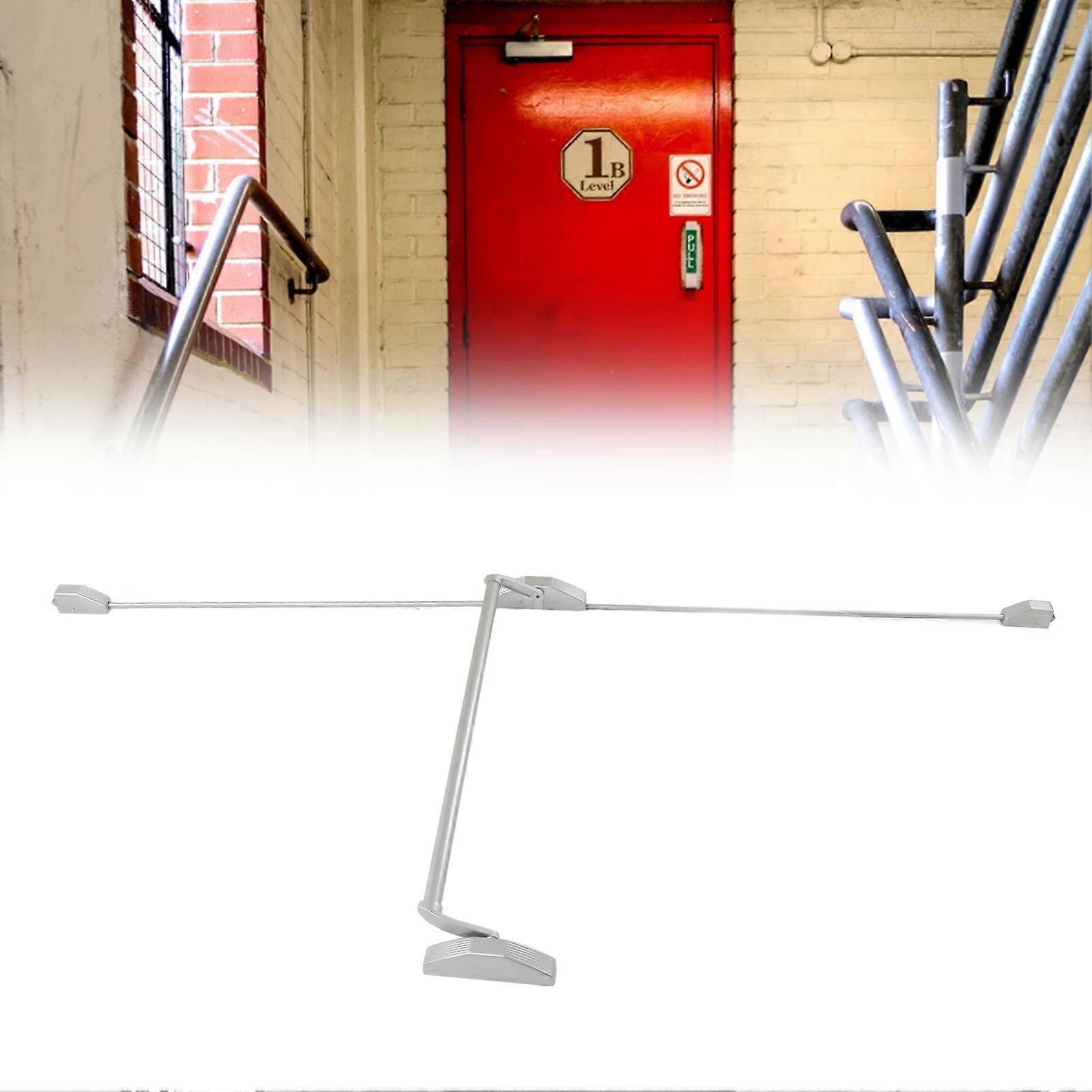 Push Rod Lock Easy Door Opening Strong Push Down Escape Lock for Shopping Mall Factory Use Double Locking Point 