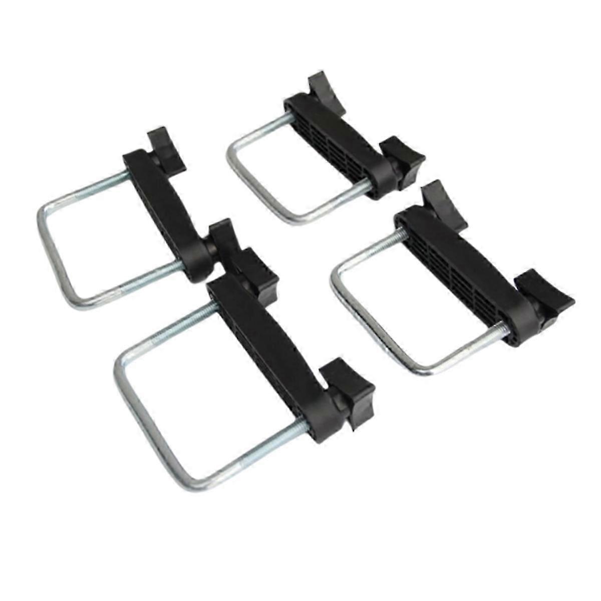 Car Roof Rack Buckle U-Bolt Clamps Mounting Fitting Kit