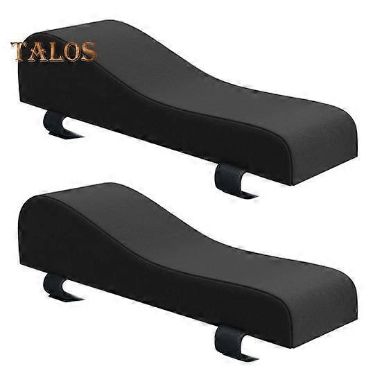 1 Pair Memory Foam Armrest Pad Chair Armrest Cushion with Adjustable Straps Elbow Support Pillow for Home Gaming Chair Office Chair