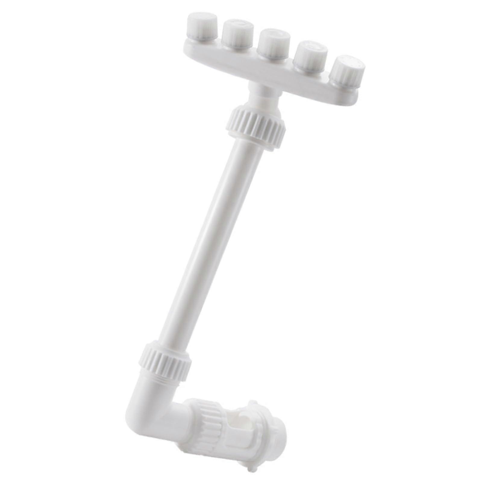 Adjustable Pool Fountain with 5 Nozzles, Versatile Design for Above Ground Pools, Easy Installation, and Durable Material