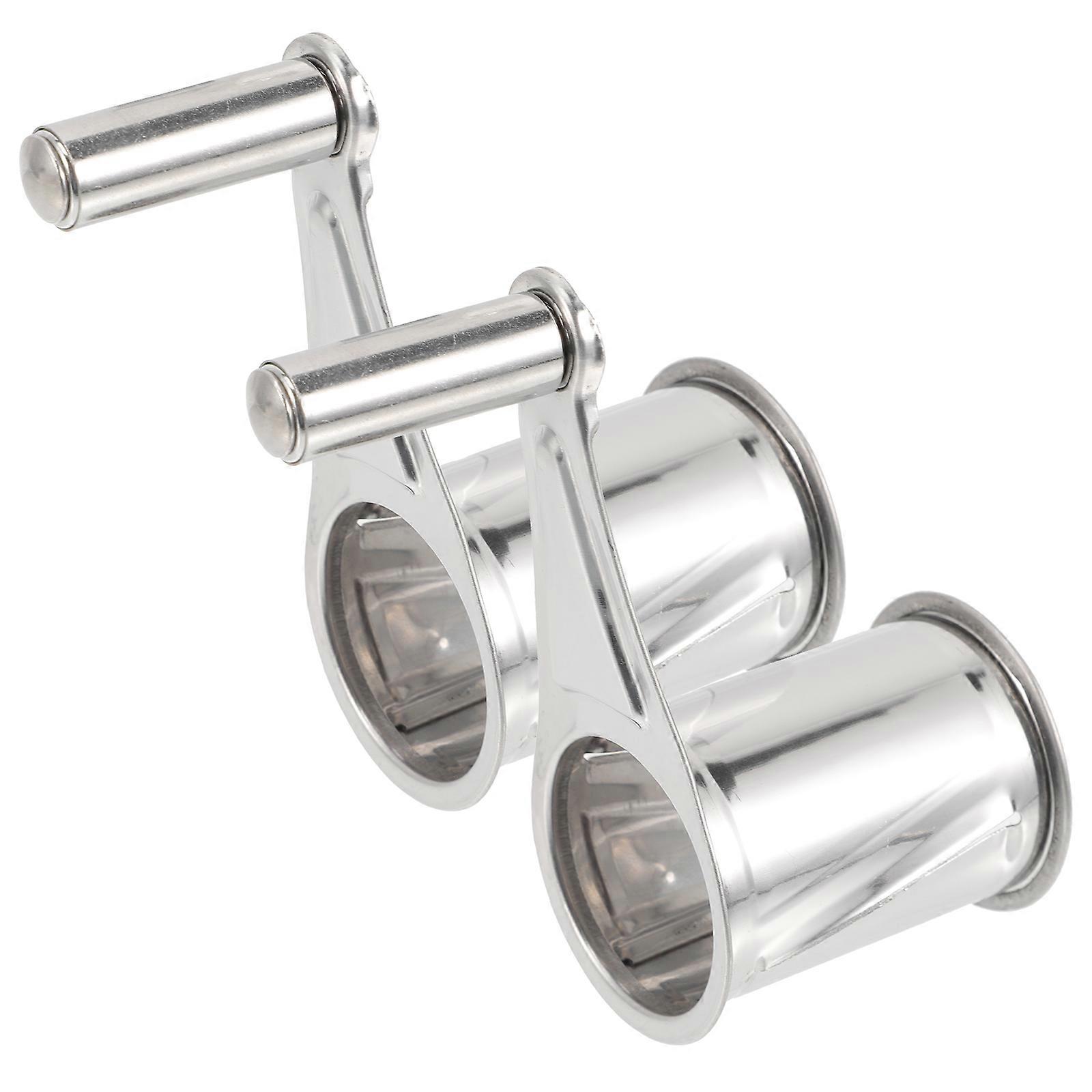 Sturdy Stainless Steel Cheese with Handle for Kitchen Use Easy to Clean and Disassemble 2pcs
