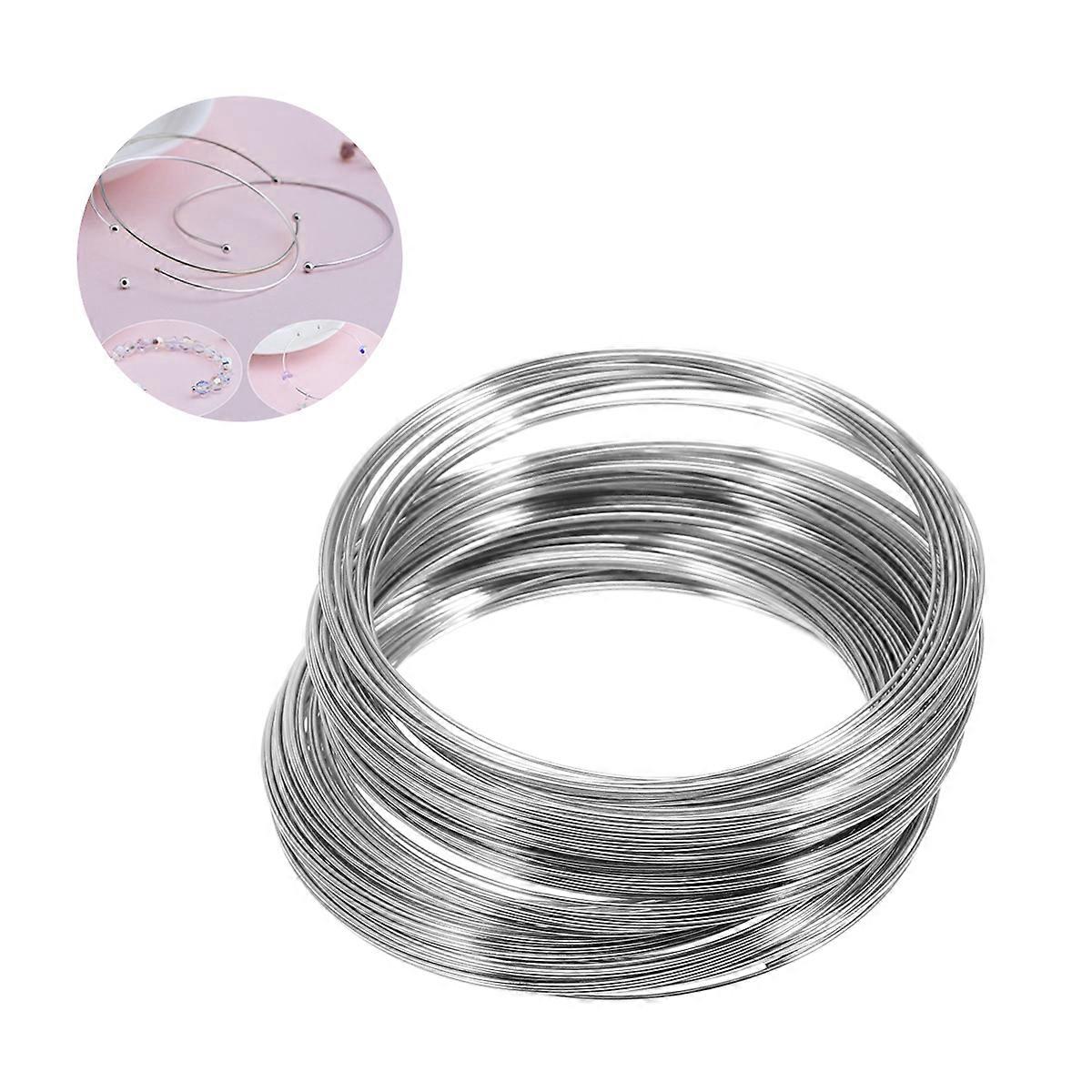 Silver Plated Metal Wire for Jewelry Making Elegant Bracelet Design Safe and Comfortable 55mm
