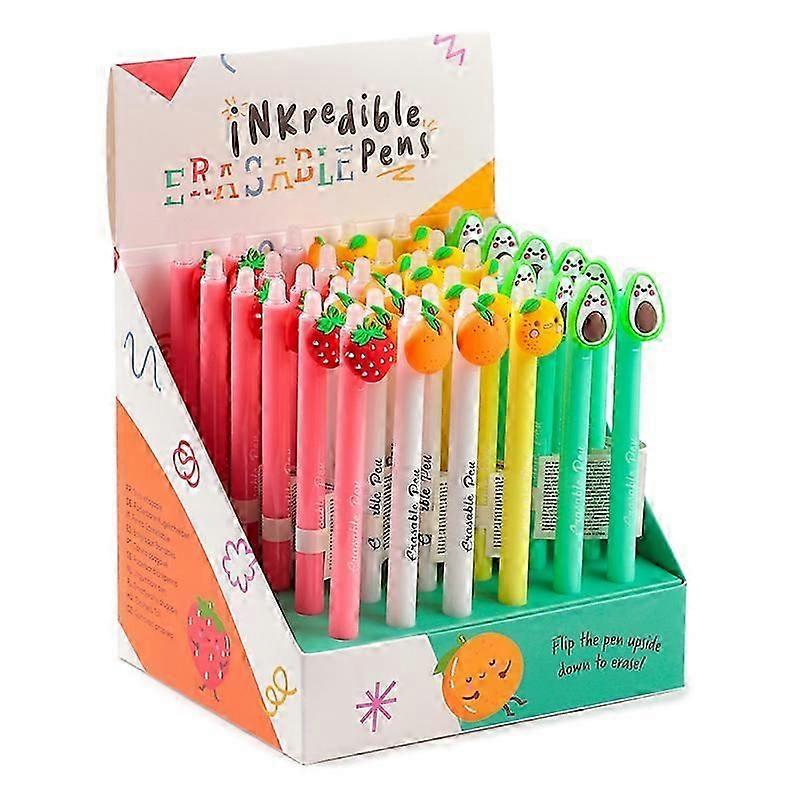 Erasable Pen with PVC Topper - Fruit Stationery