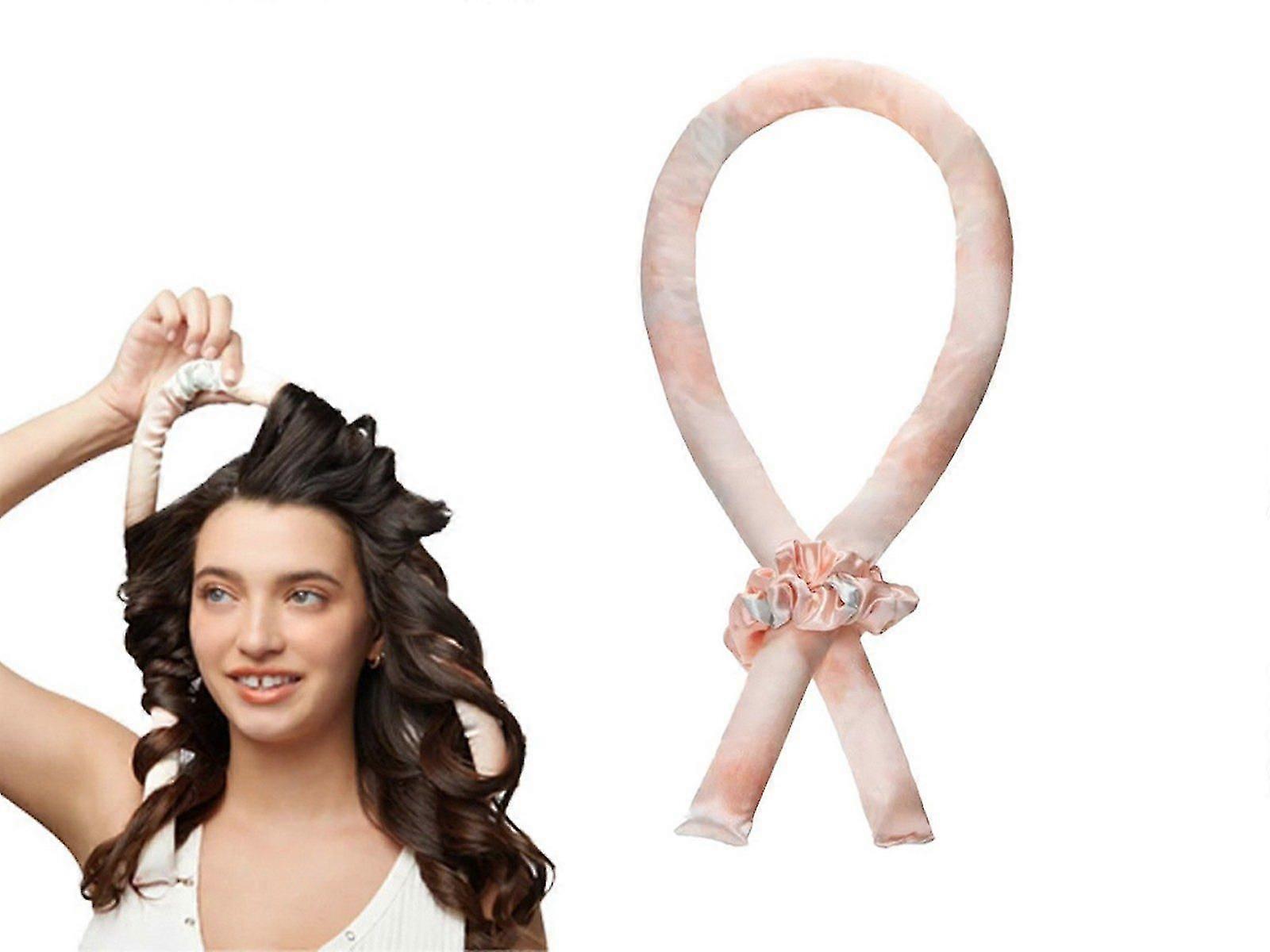 Satin Heatless Curling Set - Orange