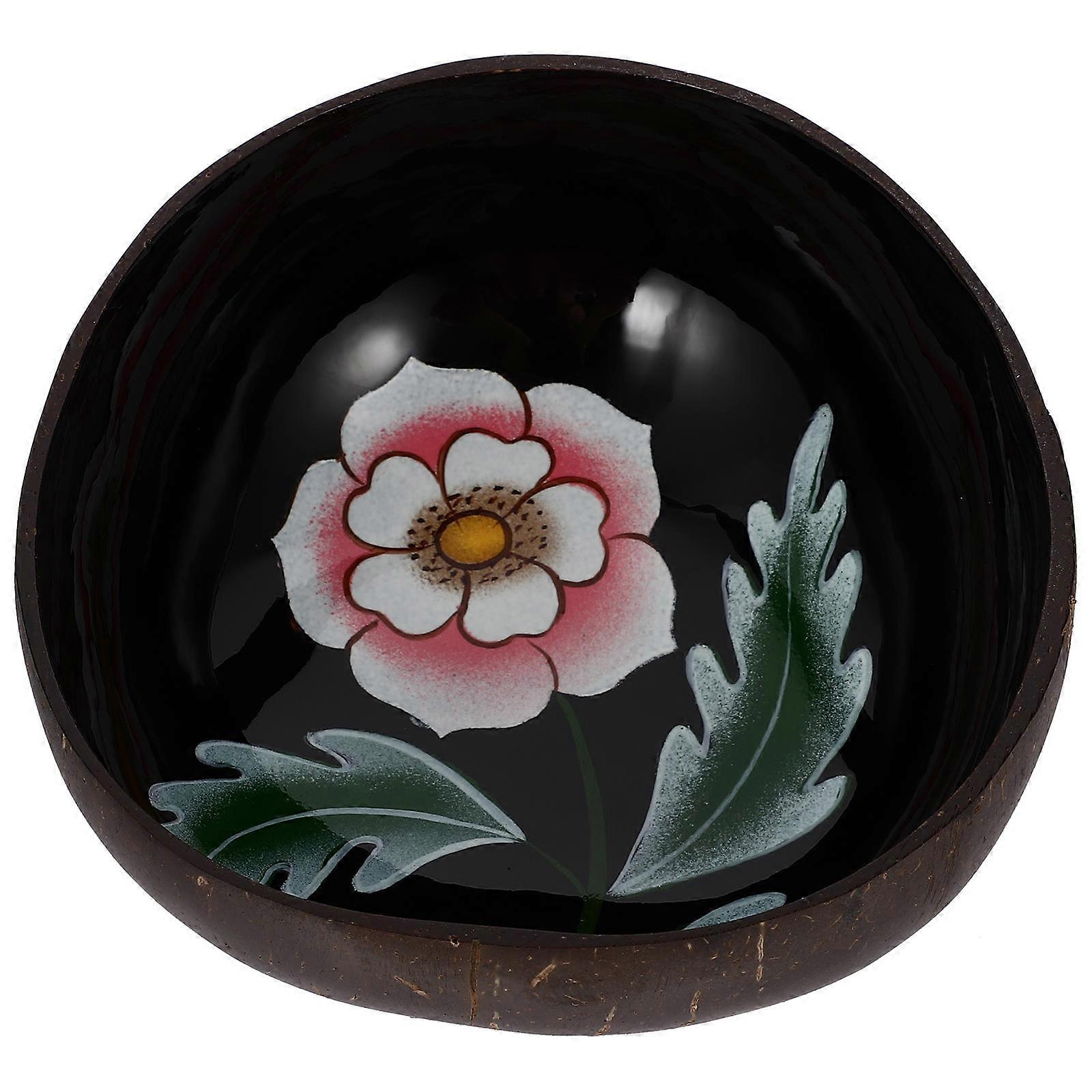 Brown Decorative Storage Bowl for Keys Organizer and Desktop Decoration Made of Synthetic Material 7.5 Inches