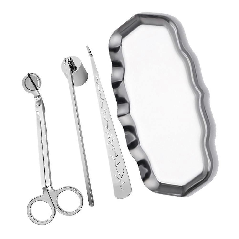 Candleholder Accessories 1 Set 4Pcs Practical Design Wick Trimming Tools For Candle Users At Home Use