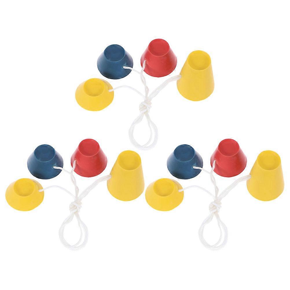 12pcs Rubber Golf Holders with Bases – Durable Support for Golf Balls & Tees, Perfect for Practice and Accessories