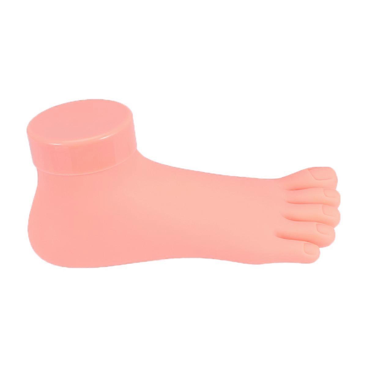 Right Foot Nail Art Practice Model   Flexible & Durable Training Tool for Manicure Skills, Lightweight Design for Nail Tips Application for Ladies