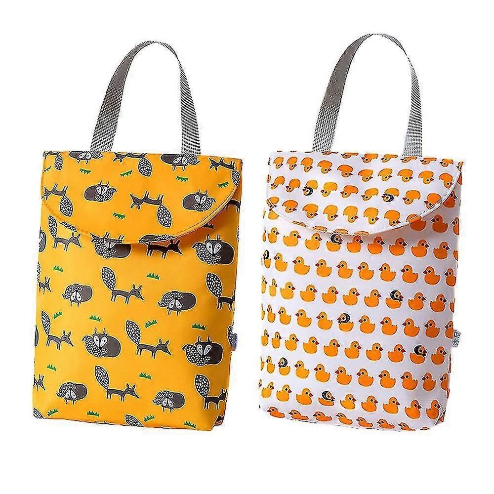 حقيبة مبللة للطفل وملابس السباحة ، مقاومة رائحة الماء ، أكياس جافة رطبة حقيبة حفاضات