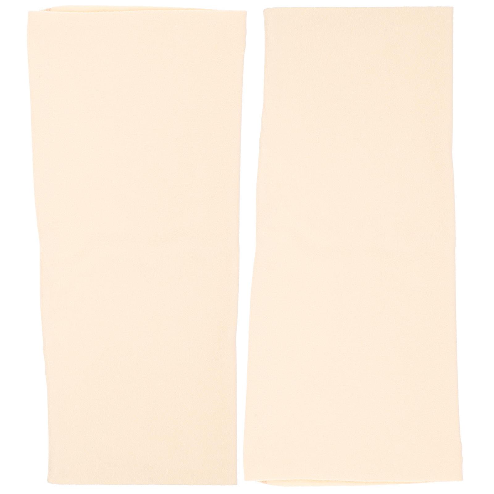 Beige Knee sleeve with Elastic Design for Protection and Warmth Suitable for Sports and Daily Use Fits Legs Tightly 1 Pair
