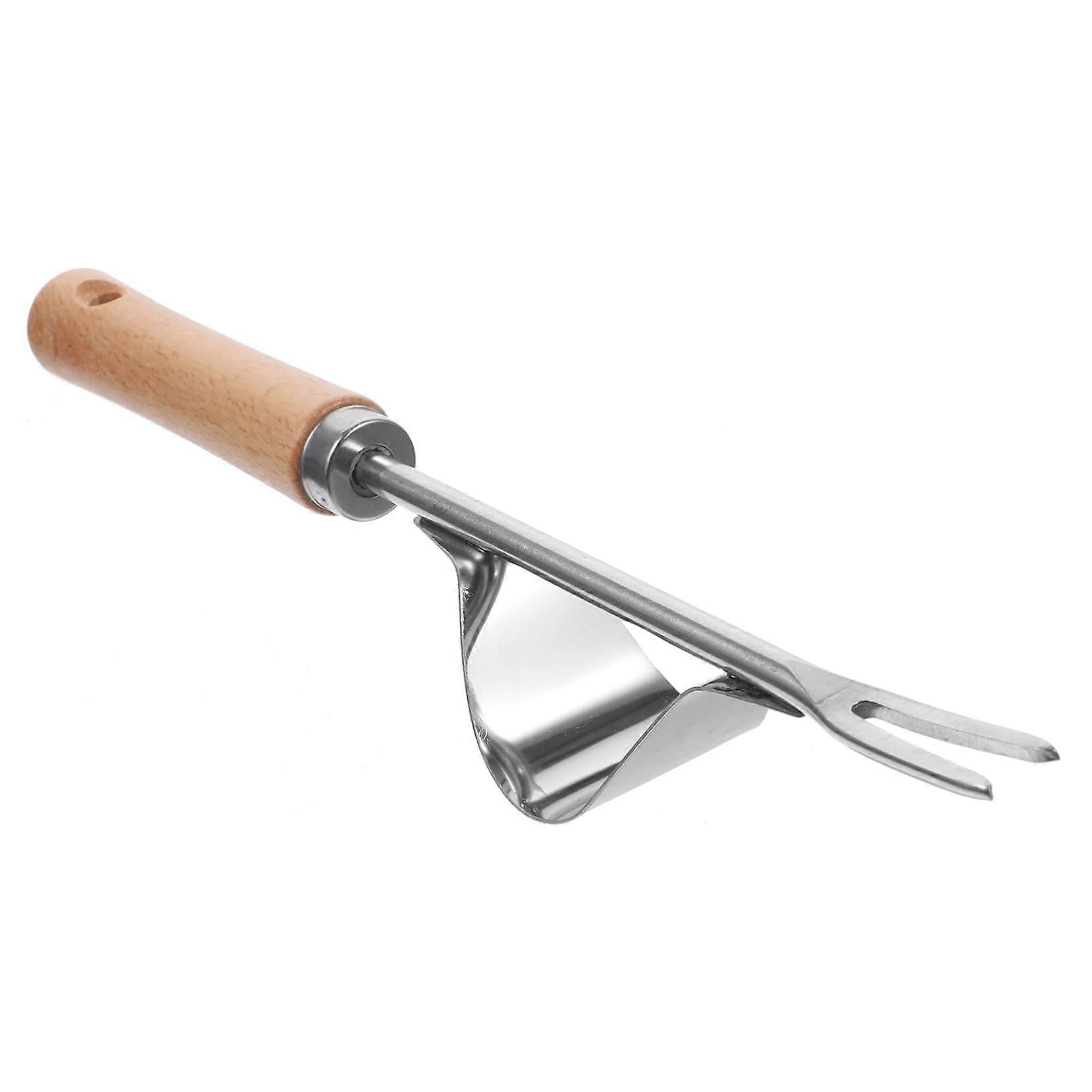 Manual Weeder - Single Piece Hand Tool For Effective Root Removal In The Garden Durable For Effortless Deep Root Weeding