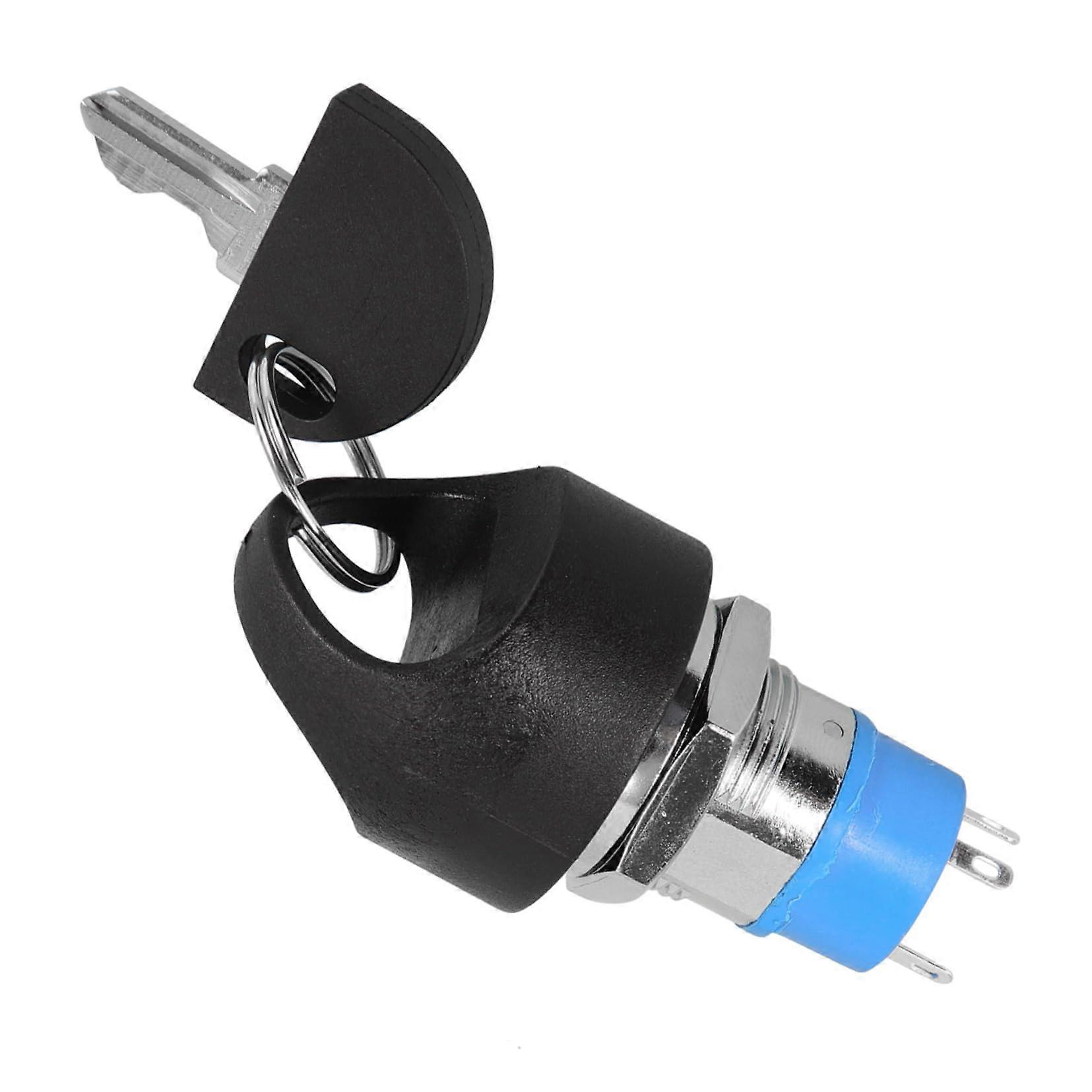 Ignition Lock Cylinder For Electric Bicycles - Weatherproof, Key Compatible, Metal Construction, Secure, Scooter Compatible