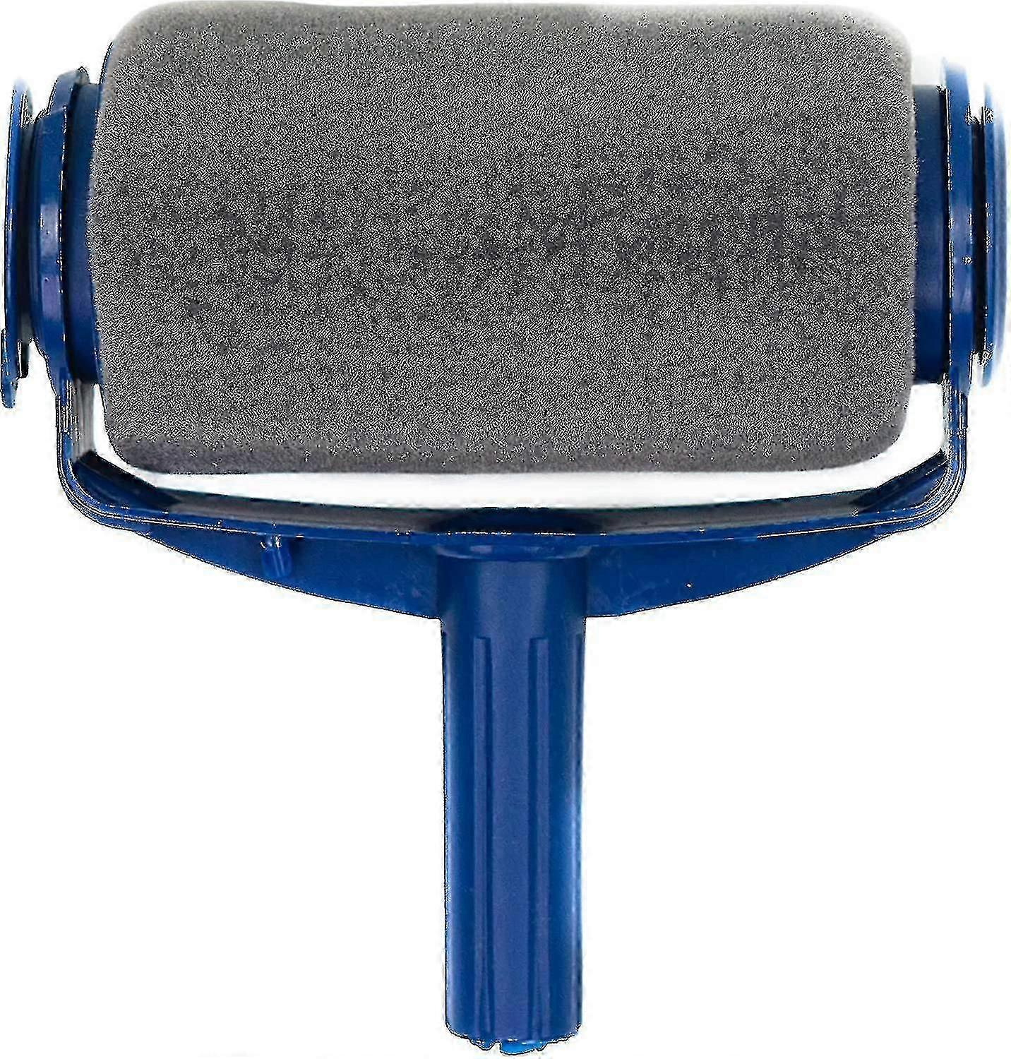 Non-drip Paint Roller - Microfiber Refillable Wall Paint Roller Replacement Sleeve - Roller - Retractable Seamless Paint Roller With Paint Blue