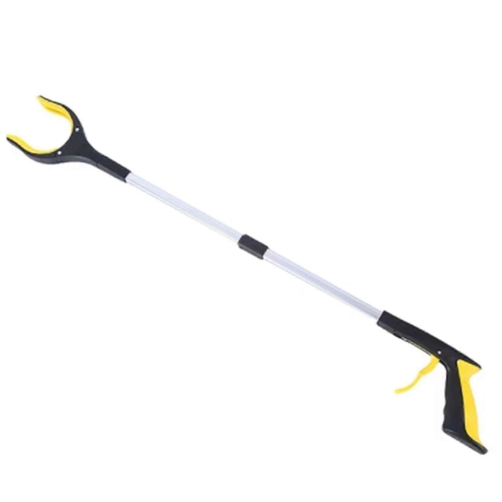 Litter Pickers Grabber Stick - Foldable Grabbing Tool, 2-Pack, 81.3 cm Reach, Trash Picker, Multi-Color Yellow