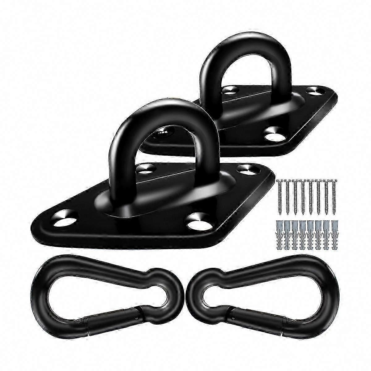 Heavy Duty Hammock Hooks 1700lbs Capacity, 2PCS M10 Stainless Steel Eye Hooks for Hanging Hammocks