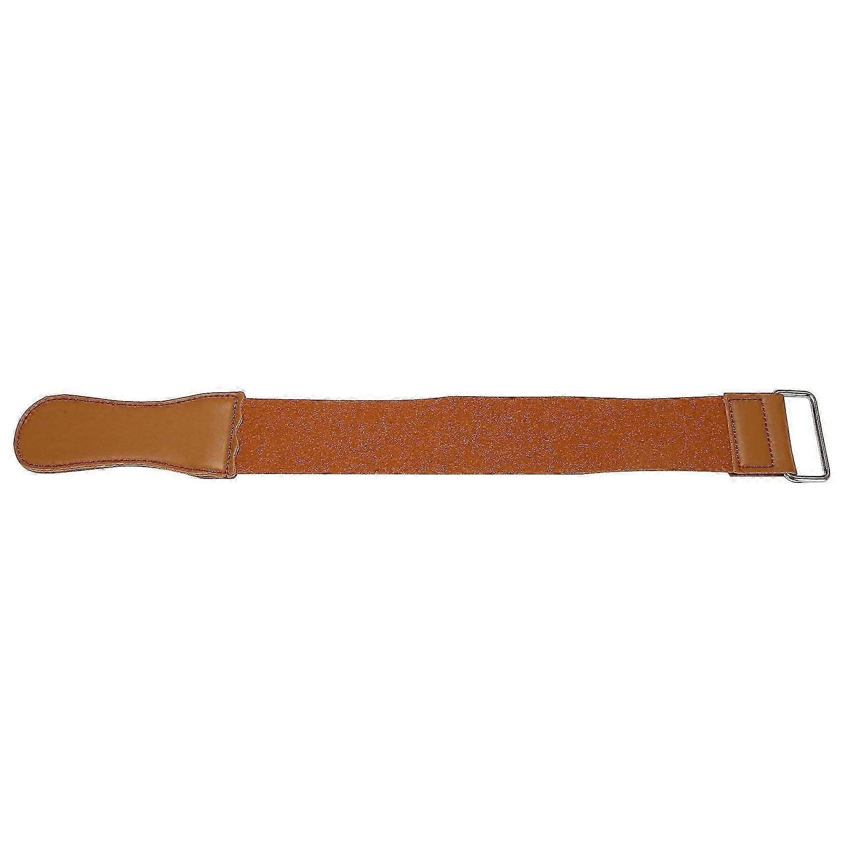 Knife sharpener strop for professional shaving tools