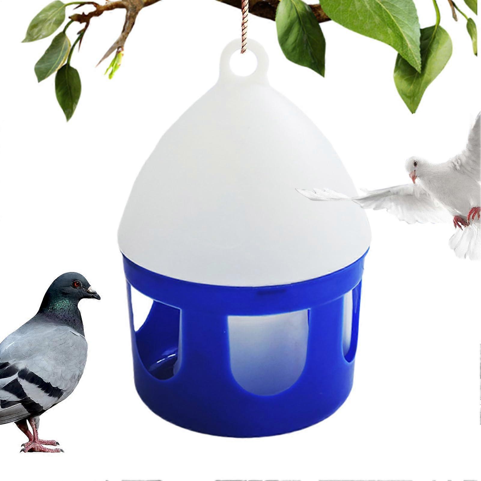 Pigeon Feeder Automatic, 2L Large Waterer, Leakproof Detachable, For Poultry Keeping, Chicken Coop, Ducks