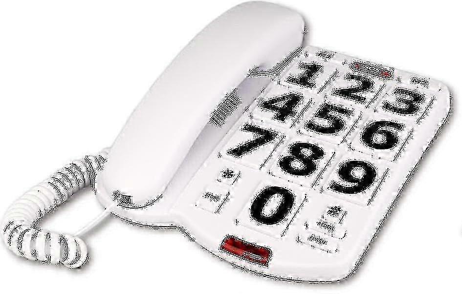 Elderly Landline Telephone with Large Buttons for Hearing Impaired Users hwy