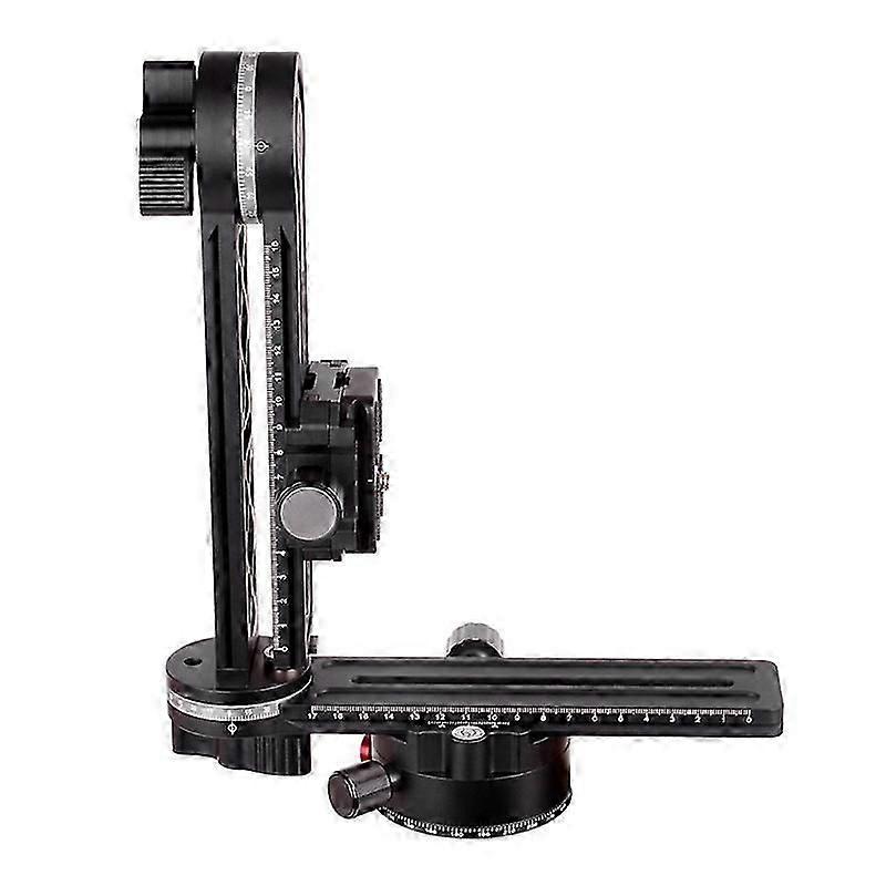 720 3-Axis Panoramic Ballhead Kit with Quick Release Plate and Slide Rail Stabilizer for DSLR Cameras