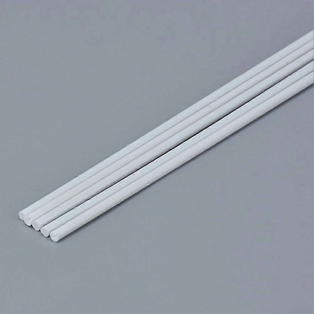Round ABS Plastic Rods 250mm Solid Bar for DIY Model Building and Crafting, 3-Pack, Durable and Lightweight